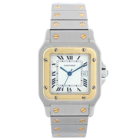 cartier santos galbee men's watch.